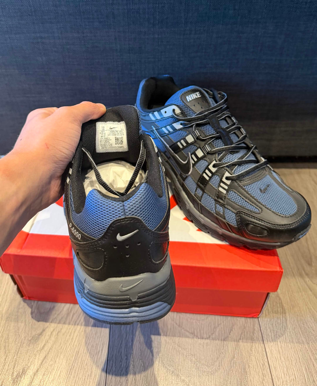 Nike P-6000 Diffused Blue Black Colourway