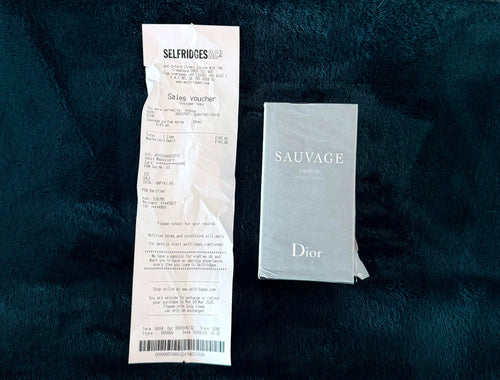 Dior Sauvage Parfum Spray 100ml Regular Size Eau De Parfum Fragrance